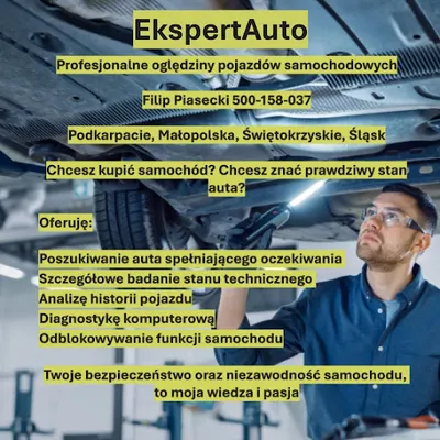 Sprawdzanie auta przed zakupem i diagnostyka komputerowa - EkspertAuto Custos Filip Piasecki